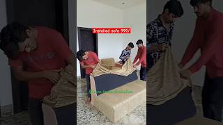 Sofa installation Pindwara shorts furniture trending homedecor trend [upl. by Uriiah]