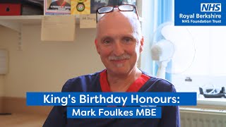 Mark Foulkes MBE  Kings Birthday Honours List 2024 [upl. by Aissila426]