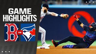 Red Sox vs Blue Jays Game Highlights 92524  MLB Highlights [upl. by Martinsen626]