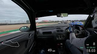 Donington Park Track Day  Session 1  Feb 2023 [upl. by Richlad602]