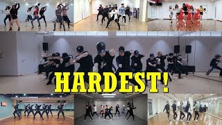 THE REALLY HARDEST CHOREOGRAPHIES ON KPOP [upl. by Yuht]