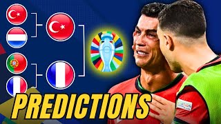 EURO 2024 QUARTER FINAL PREDICTIONS [upl. by Virgil]