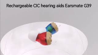 The Best Small CIC Invisible OTC Hearing Aids For Elderly Seniors Earsmate G39 [upl. by Keraj]