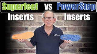 PowerStep Inserts Versus Superfeet Inserts [upl. by Oeht983]