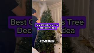 Best Christmas Tree Decoration Idea christmas chritmasdecor chritmastree diy christmasdecor [upl. by Ahsatan714]