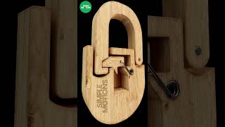 Antique wooden lock idea [upl. by Dorran]