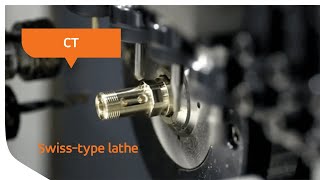 Tornos CT  Swisstype lathe [upl. by Tammara]