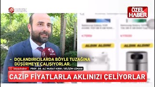 BEYAZ TV  ProfDr Ali Murat Kırık  A101in sitesini kopyaladılar Düşük fiyatlarla dolandırdılar [upl. by Aaron]