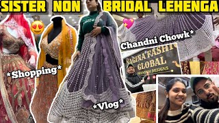 NonBridal Lehenga Shopping from Chandni Chowk Market  Chandni Chowk Delhi  Bridal NonBridal [upl. by Coniah817]