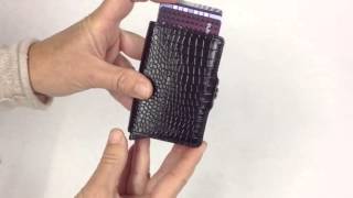 Tarjetero y billetera Secrid con doble Cardprotector  Solohombre [upl. by Ardiek]