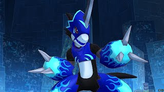 BlackVeemon evolve BlackExVeemon Blastdramon BlueMagnamon and Skill Digimon Cyber Sleuth Mods [upl. by Albers397]