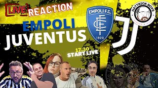 LIVE REACTION EMPOLI JUVENTUS [upl. by Budde]