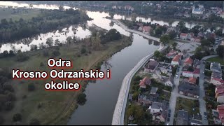 Odra powódź 2024 Krosno Odrzańskie Stary Raduszec Połęcko Łomy [upl. by Adihsar354]