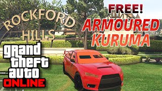 HOW TO CLAIM YOUR FREE ARMORED KURUMA IN GTA V ONLINE [upl. by Mamie]