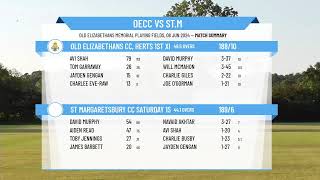 Old Elizabethans CC Herts 1st XI v St Margaretsbury CC Saturday 1st XI [upl. by Alo]