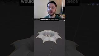 Blender shape and modifiers Talking about going into Zbrush next shorts b3d [upl. by Hcurab846]