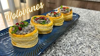 VOLOVANES RELLENOS DE CHAMPIÑONES [upl. by Odnarb]