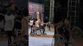 Wheelchair Basketball Match sports shortfeed shortsviral shortfeed sports wheelchairsports [upl. by Einram]