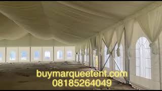 Buy and Rent Marquee tent 1000 capacity tent installation for one of our clients church partytent [upl. by Tedda]