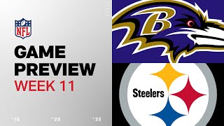 Baltimore Ravens vs Pittsburgh Steelers  2024 Week 11 Game Preview [upl. by Mello854]