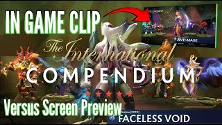 The Versus Screen Valve Made your Items Useless For… TI 2024 Versus screen In Game Compendium Reward [upl. by Dymphia]