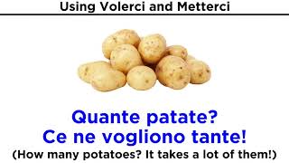 Italian Grammar Verbi Pronominali  Volerci e Metterci [upl. by Ecylla]