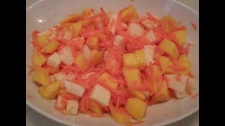 Jicama Mango Carrot Salad [upl. by Marjory184]