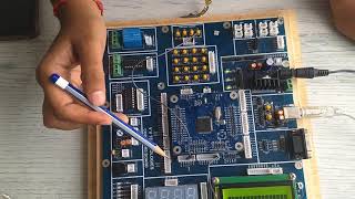 LED ONampOFF USING EXTERNAL INTERRUPTS [upl. by Schilit]