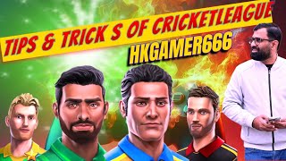 Cricket League tips and tricks  cricketleague [upl. by Natika]