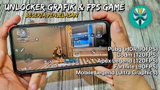 Cara Unlock Grafik amp FPS Game Pake Module Magisk iUnlocker  Tutorial [upl. by Delphinia]