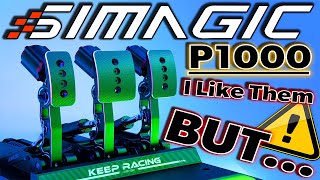 RaceChanging SIMAGIC P1000 Pedals Review A MustWatch for Sim Racing Fans [upl. by Arraeit800]