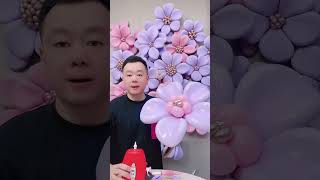 how to make various flower cores❀  balloon [upl. by Lukey722]