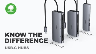 Know the difference usb c hub  ugreen [upl. by Aoht]