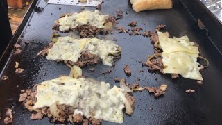 Perfect Cheese Steak Sandwich  Blackstone Griddle [upl. by Gabler510]