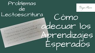 Adecuaciones Curriculares para Problemas de Lectoescritura [upl. by Tori]