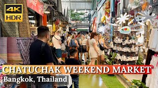 BANGKOK Chatuchak Weekend Market quotWorlds LARGEST Outdoor Marketquot Thailand 4K HDR Walking Tour [upl. by Chaunce]