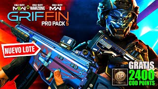 Lote PRO PACK 5 GRIFFIN para WARZONE MW2 Y MW3 2400 PUNTOS COD Y REMATE [upl. by Daraj]