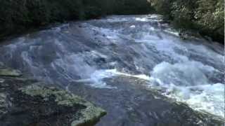 Riding Ford Falls Tuckasegee River Panthertown Valley Lake Toxaway NC [upl. by Netnert]