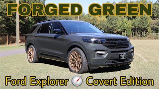 This FORGED GREEN is AMAZING on a FORD Explorer Covert Edition [upl. by Goodden306]