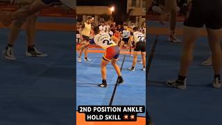 AYAN 2Nd POSITION ANKLE HOLD SKILL AND TRICKS 2024 kabaddi youtubeshorts shorts new [upl. by Laerdna196]