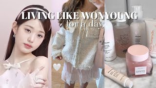 LIVING LIKE WONYOUNG FOR A DAY vlog 🎀🤍 [upl. by Scheer]