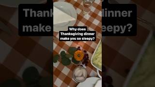 Why does Thanksgiving dinner make you sleepy [upl. by Eileme]