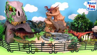 Dinosaurs Toys Park Fun Toys For Kids  Learn Dino Names Video [upl. by Eirrot]