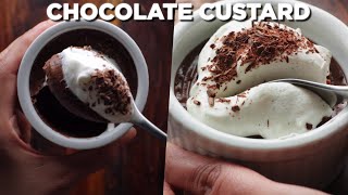 Best Chocolate Custard Youll Ever Make [upl. by Enilrahc]