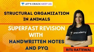 Structural Organization in Animals  Superfast Revision with Handwritten Notes and PYQs [upl. by Arriec]