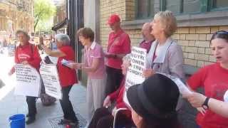 Côr Cochion Caerdydd  The Cardiff Reds Choir [upl. by Modesta]