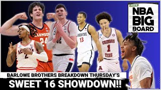 Sweet 16 Showdowns Barlowe Brothers Break Down the Matchups [upl. by Merchant]