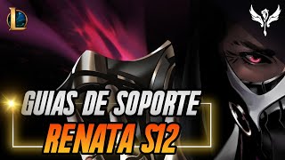 GUIA PARA JUGAR RENATA GLASC SUPPORT S12 ðŸ’¥ Jugabilidad Combos Habilidades Build y Runas [upl. by Qooraf]