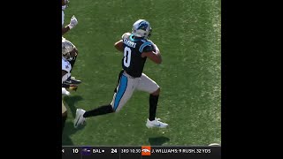 JaTavion Sanders with a spectacular catch for a 46yard Gain vs New Orleans Saints [upl. by Itteb]