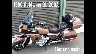 1986 Goldwing GL1200A [upl. by Kamaria]